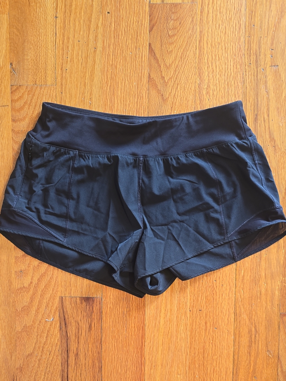 Black Athletic Running Shorts